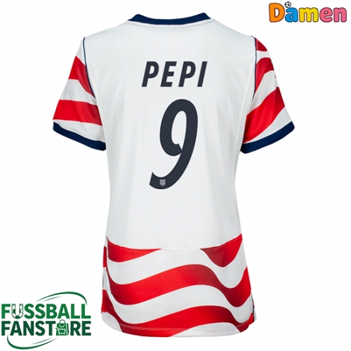 Vereinigte Staaten Ricardo Pepi #9 Replik Heimtrikot Damen WM 2026 Kurzarm